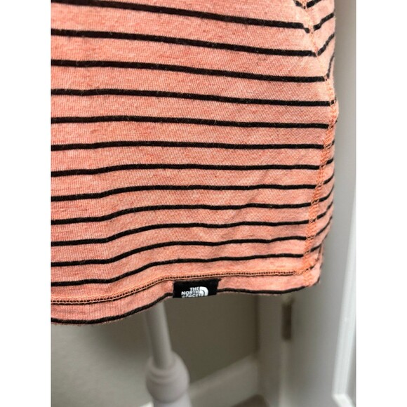 The North Face Pink Ombre With Black Stripes Sleeveless Tank Size Medium - Picture 2 of 8